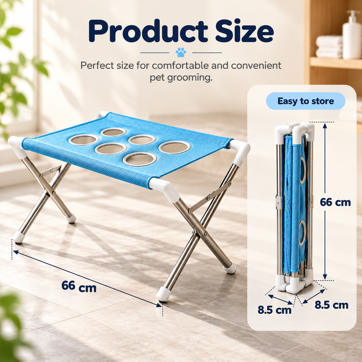 PAWLO™ - Foldable Pet Bathing & Grooming Stand