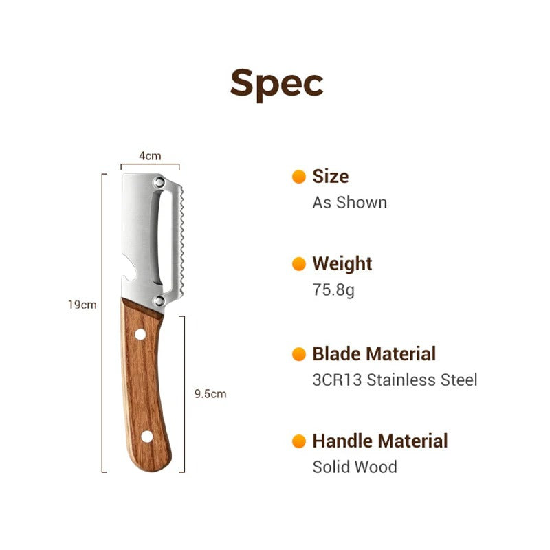 WonderChef PRO PEEL™ – 2-in-1 Stainless Steel Peeler & Slicer