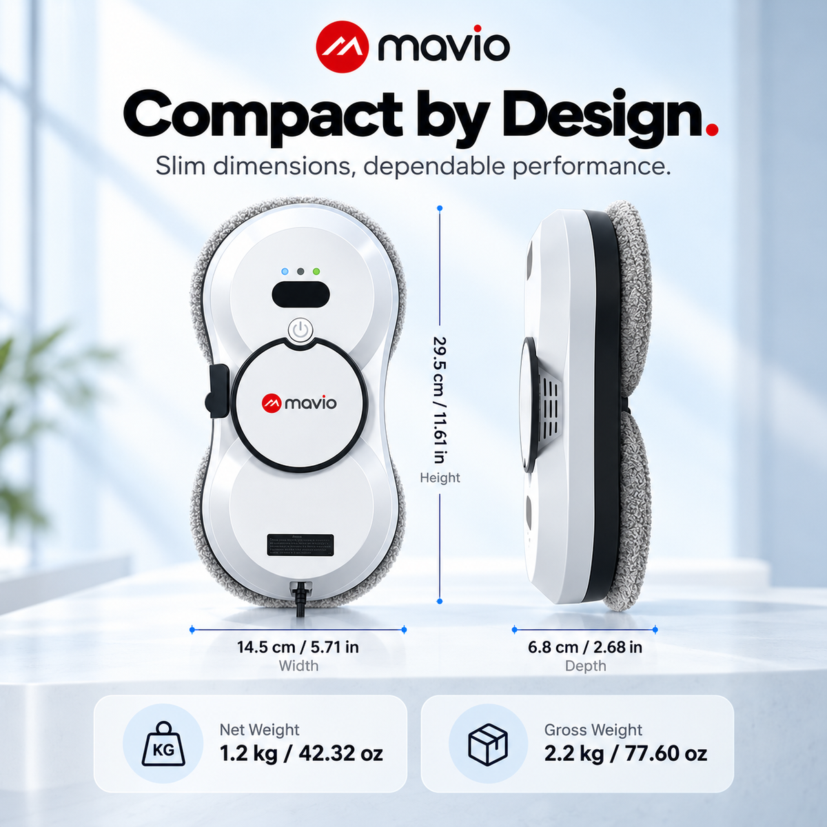 mavio™ Smart Glass Cleaning Robot